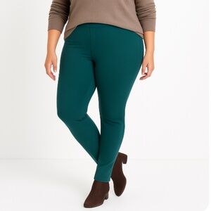 TORRID Forest Green Skinny Stretch Trousers Size 10